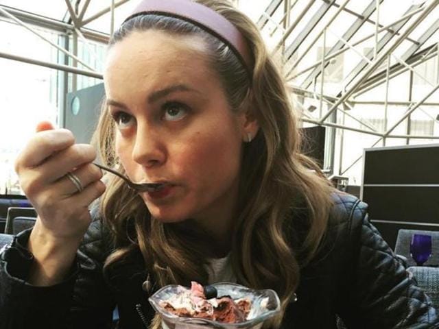 Here she is having ice cream for lunch. (Instagram)
