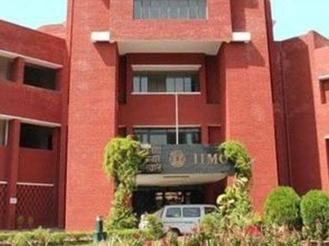 A student at the Indian Institute of Mass Communication has been suspended for a week from the hostel for using “offensive and unparliamentary language” against a faculty member(IIMC website) A student at the Indian Institute of Mass Communication has been suspended for a week from the hostel for using “offensive and unparliamentary language” against a faculty member(IIMC website)