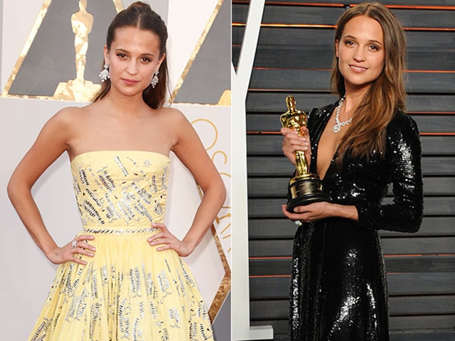 Alicia Vikander is a style goddess. What is not to like in both the dresses? 