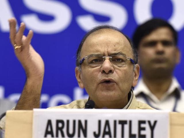 Finance Minister Arun Jaitley speaks about his Budget on March 2. (Virendra Singh Gosain/ HT Photo) Finance Minister Arun Jaitley speaks about his Budget on March 2. (Virendra Singh Gosain/ HT Photo)