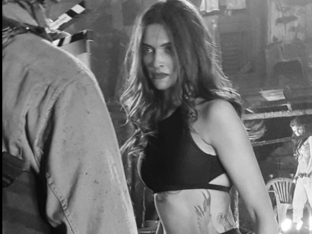 Practice makes a girl’s perfect. Deepika tries some serious butt-licking with a stuntman. Feeling sorry for the man? We know director DJ Caruso was a wee bit worried.  (Twitter) 