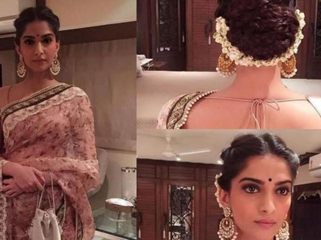 Sonam Kapoor in a Sabyasachi creation. (Twitter)