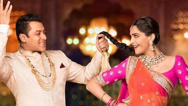 Salman Khan and Sonam Kapoor in Prem Ratan Dhan Payo.