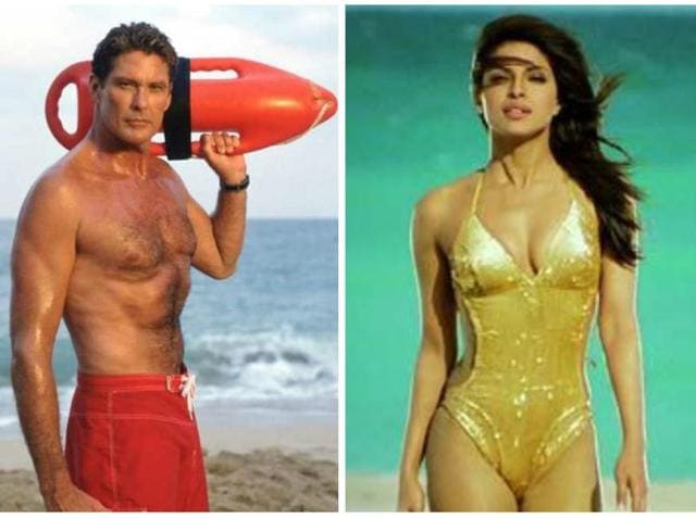 The Rock and The Hoff will both star opposite Priyanka Chopra in Baywatch. The Rock and The Hoff will both star opposite Priyanka Chopra in Baywatch.
