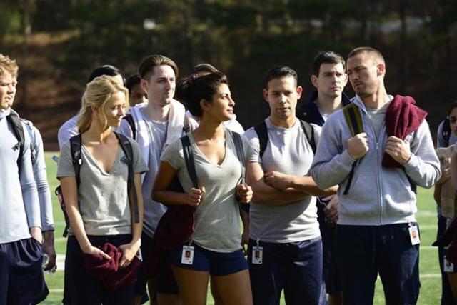 Quantico’s cast, especially the girls, is very close. (ABC/Guy D’Alema) Quantico’s cast, especially the girls, is very close. (ABC/Guy D’Alema)