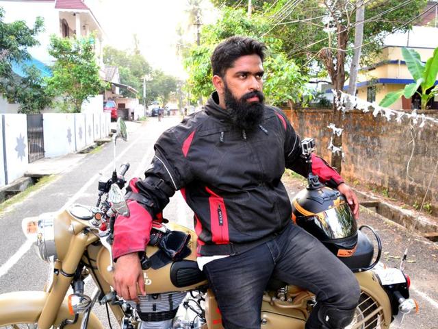 Rohith Subramaniam plans to travel 46 countries on his bike and document his experiences.
