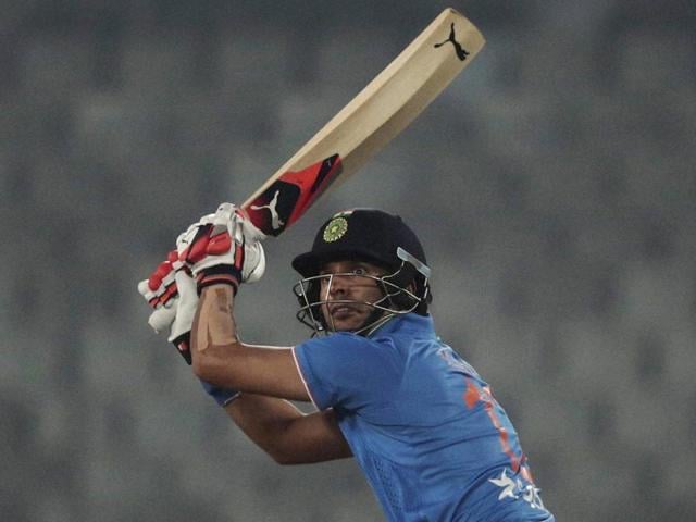 India’s win over Sri Lanka not only sealed their place in the Asia Cup final, it also saw Yuvraj Singh in full flow, showing glimpses of his old self. (AP Photo) India’s win over Sri Lanka not only sealed their place in the Asia Cup final, it also saw Yuvraj Singh in full flow, showing glimpses of his old self. (AP Photo)