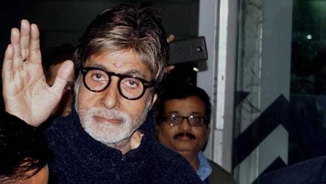 Big B is shooting for TE3N currently. (PTI)