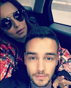 Liam Payne with his new girlfriend Cheryl Fernandez-Versini. (Instagram)