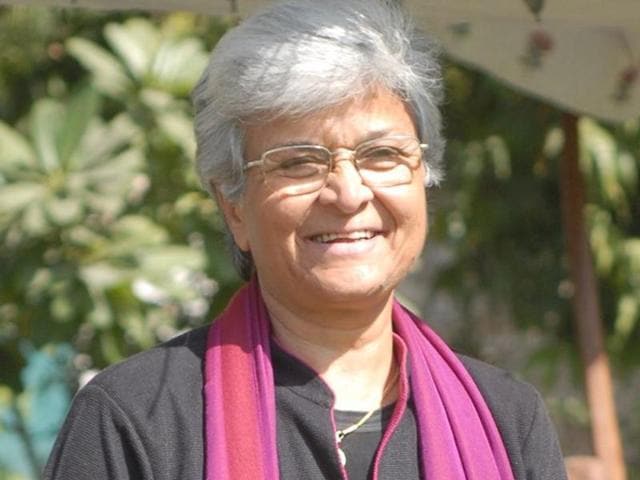 Interestingly, the chant originated as a feminist number against patriarchy. It was evolved and popularised by well-known feminist Kamla Bhasin in the women’s movement all over south Asia.(HT Photo)