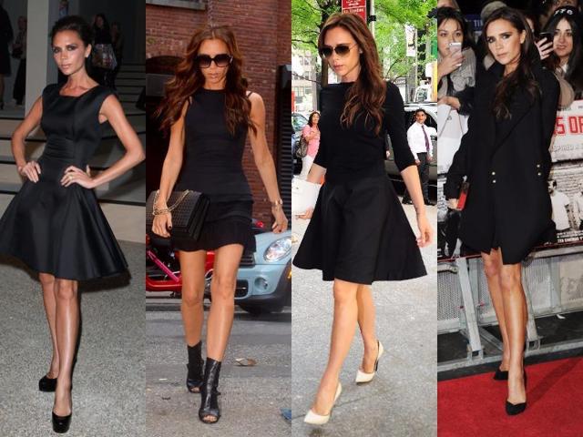 Victoria Beckham: She is one of the greatest fashionistas of the present time. She has proved it again and again and again with her LBDs. This former Spice Girls star can make anything look hot. Her LBDs, although very simple, look great on her. 