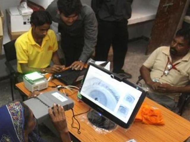 The government’s move to introduce a bill could help it overcome the legal challenges in linking Aadhaar to a host of government services.(HT File Photo) The government’s move to introduce a bill could help it overcome the legal challenges in linking Aadhaar to a host of government services.(HT File Photo)
