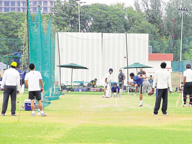 The Greater Noida stadium has recently emerged as a hotspot for national and international cricket matches (Sunil Ghosh/Hindustan Times) The Greater Noida stadium has recently emerged as a hotspot for national and international cricket matches (Sunil Ghosh/Hindustan Times)