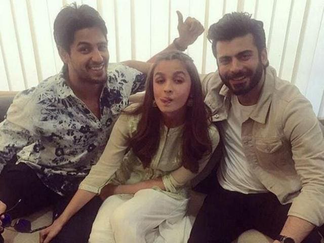Sidharth Malhotra, Alia Bhatt and Fawad Khan are promoting Kapoor & Sons these days. (Instagram)