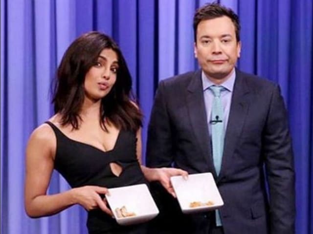 Priyanka Chopra also proved that nobody can beat Indians when it came to eating chilli-infused food. Jimmy Fallon don’t even...
