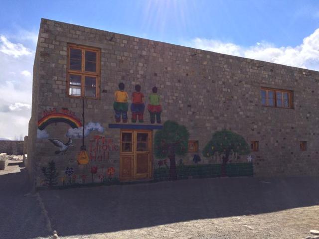 Bollywood impact: The Idiotic Wall at the Rancho school (Manjula Narayan / HT Photo) 