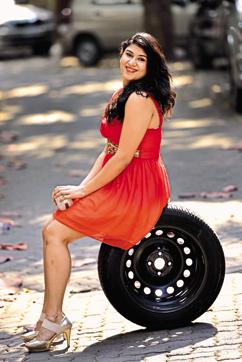 “It’s all about the male ego – it doesn’t allow them to lose to a woman. But once the helmet is on, I am only a racer, not a woman.”(Photo by Satish Bate/ Hindustan Times)