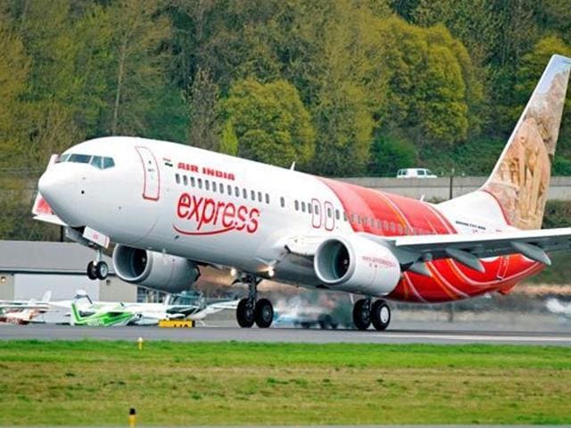 An Air Indian Express flight takes off from Kozhikode. (HT File Photo) An Air Indian Express flight takes off from Kozhikode. (HT File Photo)
