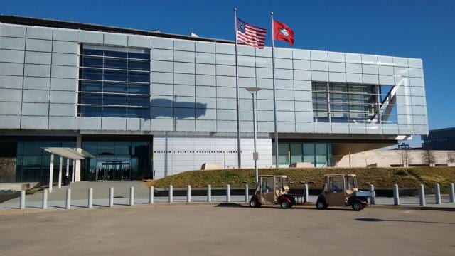 The William J Clinton Presidential Library in Little Rock. The complex also includes a museum and archives related to the 42nd President. (Anirudh Bhattacharyya/HT Photo) The William J Clinton Presidential Library in Little Rock. The complex also includes a museum and archives related to the 42nd President. (Anirudh Bhattacharyya/HT Photo)