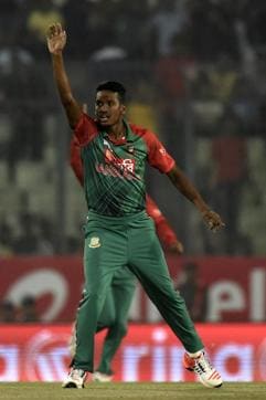 Al-Amin Hossain can make a claim for a permanent spot in the Bangladesh side with a good showing against India in the final on Sunday. (AFP) Al-Amin Hossain can make a claim for a permanent spot in the Bangladesh side with a good showing against India in the final on Sunday. (AFP)