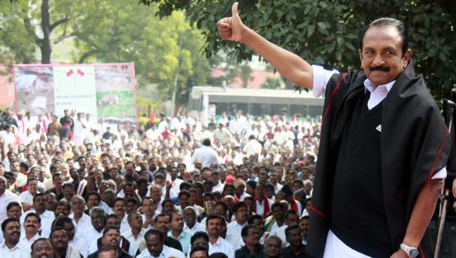 MDMK head Vaiko has drawn criticism over his open support for the Tamil Tigers and its deceased leader Prabhakaran. (File photo) MDMK head Vaiko has drawn criticism over his open support for the Tamil Tigers and its deceased leader Prabhakaran. (File photo)