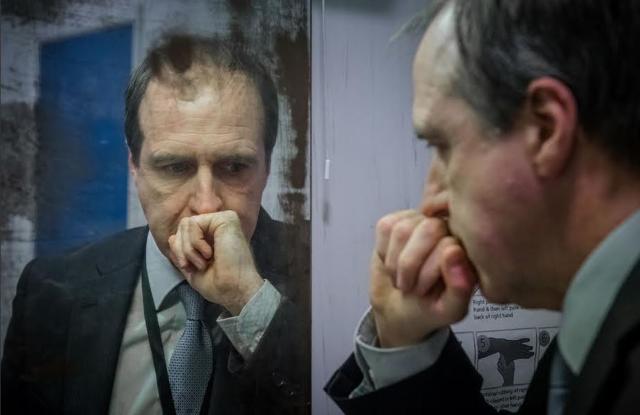 Kevin Doyle (Mr Molesley) in Happy Valley. (Netflix)