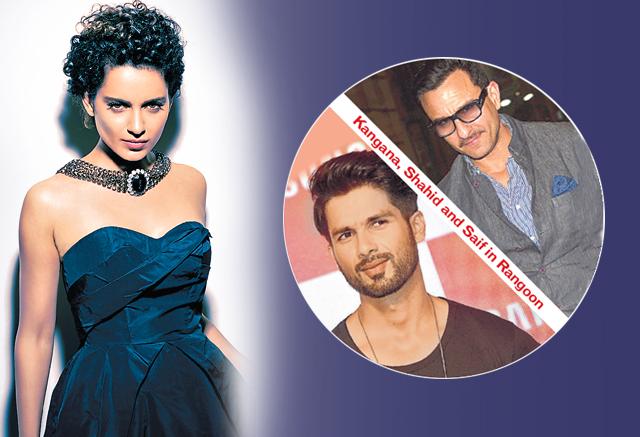 Vishal Bhardwaj will bring together Kangana, Shahid and Saif in his upcoming film. Vishal Bhardwaj will bring together Kangana, Shahid and Saif in his upcoming film.