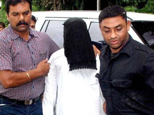 File photo of Abu Jundal, one of the handlers in the 26/11 Mumbai attacks, being taken into the crime branch custody in Mumbai. (PTI Photo) File photo of Abu Jundal, one of the handlers in the 26/11 Mumbai attacks, being taken into the crime branch custody in Mumbai. (PTI Photo)
