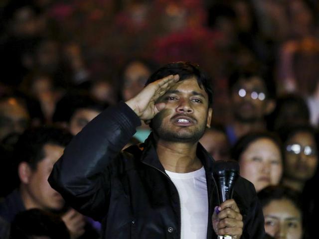 JNU students union president Kanhaiya Kumar will lead the movement demanding release of two other varsity students who are still in judicial custody in a sedition case. (HT Photo) JNU students union president Kanhaiya Kumar will lead the movement demanding release of two other varsity students who are still in judicial custody in a sedition case. (HT Photo)