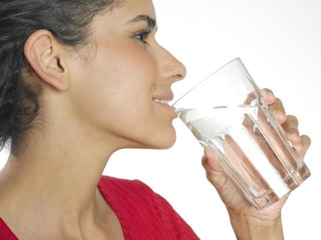 Drink water to flush toxins out of your body. (Shutterstock) Drink water to flush toxins out of your body. (Shutterstock)