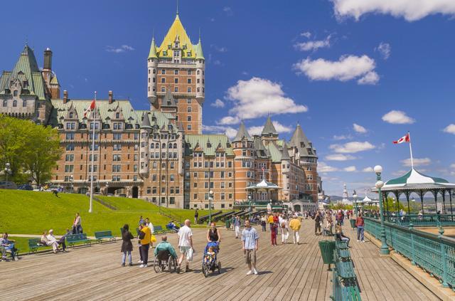 Chateau Frontenac, Quebec City: Lonely Planet named Quebec City one of the best value destinations for 2016, calling it a budget-friendly alternative to a European vacation (AFP)