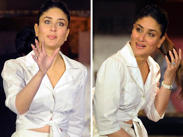 Kareena was extremely happy with the efforts of her co-star. (AFP) 