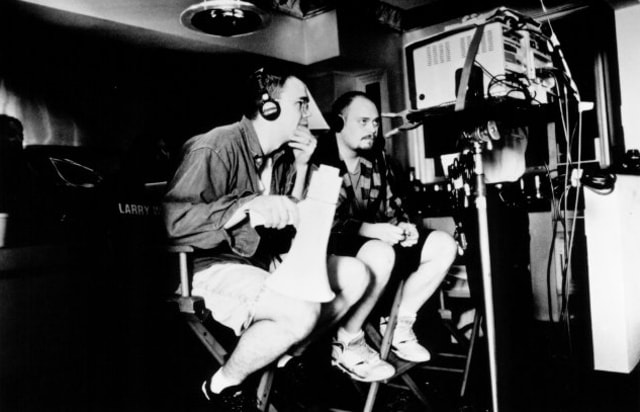 The Wachowskis on set. (IMDb)