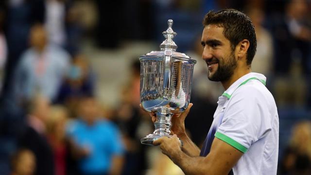 In his return from his reduced ban, Marin Cilic went on to win his first Grand Slam title, at the US Open in 2014. (AFP Photo)