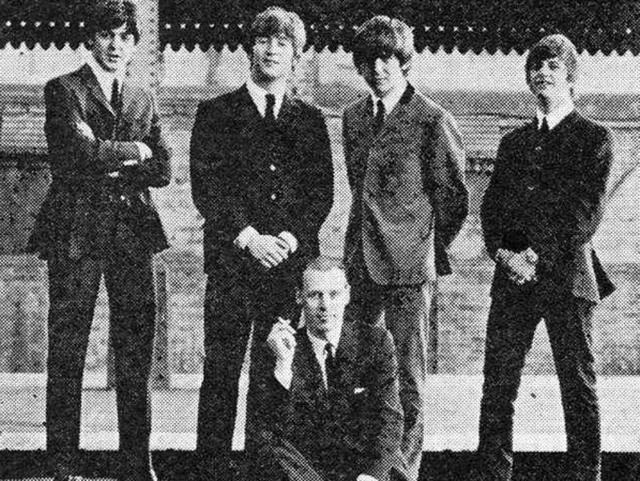 Martin produced all but one of the albums of The Beatles after signing them to Parlophone Records at a time when the band had been rejected by several labels. (Twitter) Martin produced all but one of the albums of The Beatles after signing them to Parlophone Records at a time when the band had been rejected by several labels. (Twitter)