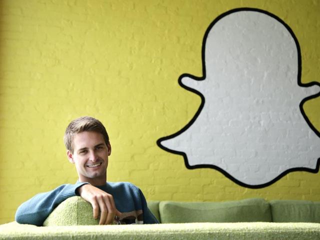 Snapchat CEO Evan Spiegel in Los Angeles. (AP File Photo) Snapchat CEO Evan Spiegel in Los Angeles. (AP File Photo)