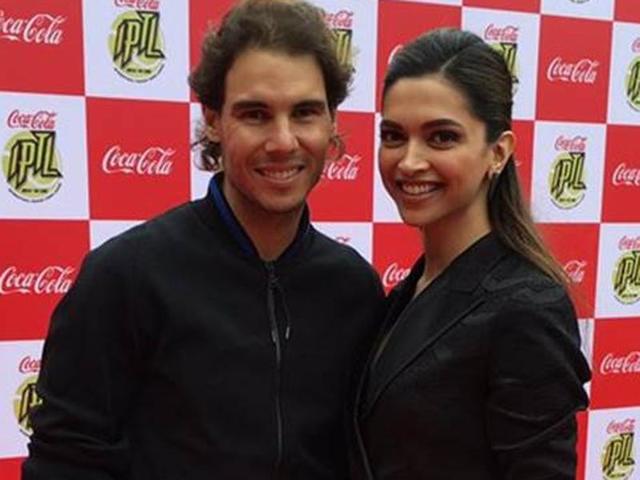 Not just Djokovic and Federer, Deepika also met Rafael Nadal for a promotional event. So charmed was the tennis star with Deepika that he tweeted this picture. Not just Djokovic and Federer, Deepika also met Rafael Nadal for a promotional event. So charmed was the tennis star with Deepika that he tweeted this picture.