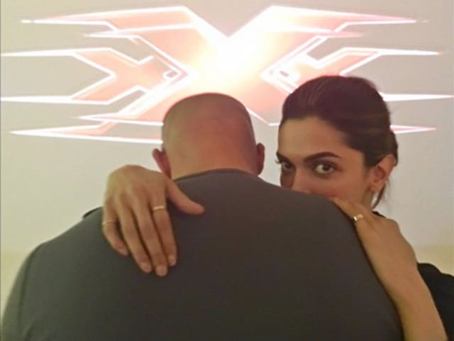 When not meeting sporting stars, Deepika keeps august company in Hollywood too. This picture of hers with Vin Diesel went viral. (Twitter) 