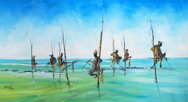 A painting from The Lankan Vista. A painting from The Lankan Vista.
