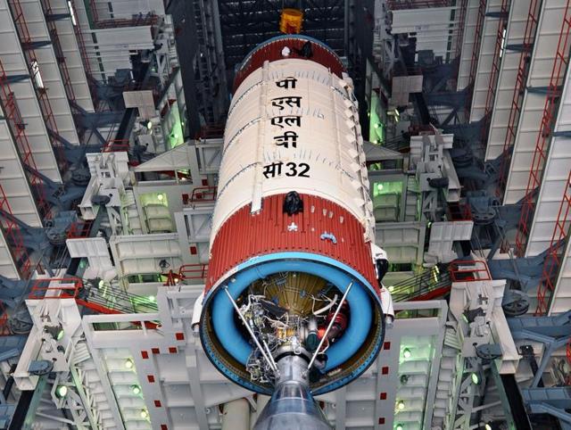 Isro’s navigation satellite IRNSS-1F will be launched at 4pm on Thursday.(Picture courtesy: Isro)