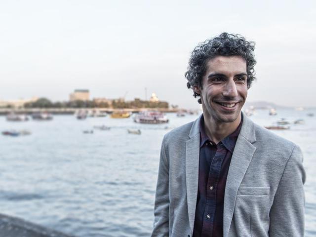 Actor Jim Sarbh poses at Gateway of India, Mumbai(Photo: Aalok Soni/HT)