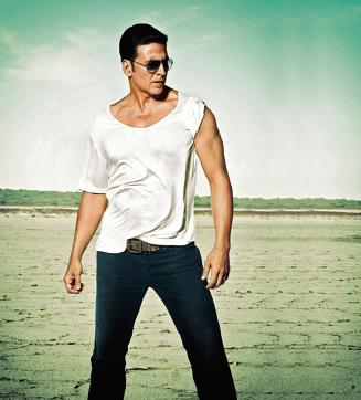 Akshay played a cricketer in Patiala House. (HT Photo)