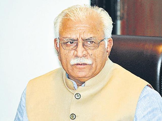 Terming it “unfortunate”, Khattar said Badal’s statement, after the Supreme Court had begun hearing on the Presidential reference regarding the Punjab Termination of Agreement Act 2004, was “disappointing and driven by purely political considerations”. (HT Photo) Terming it “unfortunate”, Khattar said Badal’s statement, after the Supreme Court had begun hearing on the Presidential reference regarding the Punjab Termination of Agreement Act 2004, was “disappointing and driven by purely political considerations”. (HT Photo)