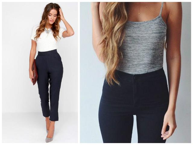 From high waist pants to long necklaces: 7 tricks to look slimmer