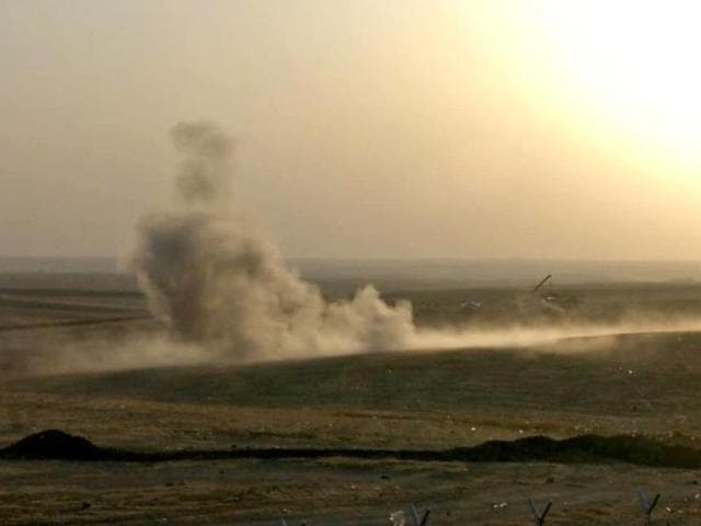 Smoke rising from airstrikes targeting Islamic State militants near the Khazer checkpoint outside Erbil in northern Iraq. (AP file photo) Smoke rising from airstrikes targeting Islamic State militants near the Khazer checkpoint outside Erbil in northern Iraq. (AP file photo)