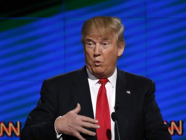 Republican presidential front- runner Donald Trump on Friday for the first time acknowledged that he uses the much sought after H-1B visas at his own businesses but sought to end the programme which he claimed was “very unfair” to American workers as it took away their jobs. (REUTERS) Republican presidential front- runner Donald Trump on Friday for the first time acknowledged that he uses the much sought after H-1B visas at his own businesses but sought to end the programme which he claimed was “very unfair” to American workers as it took away their jobs. (REUTERS)