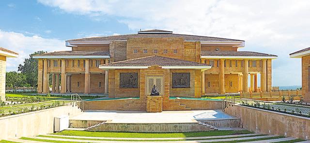 The Gandhi Teerth museum is a magnificent 81,000 sqft structure located at Jain Hills. (MTDC)