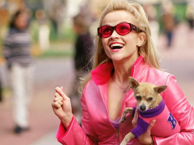 Reese Witherspoon in a still from Legally Blond.