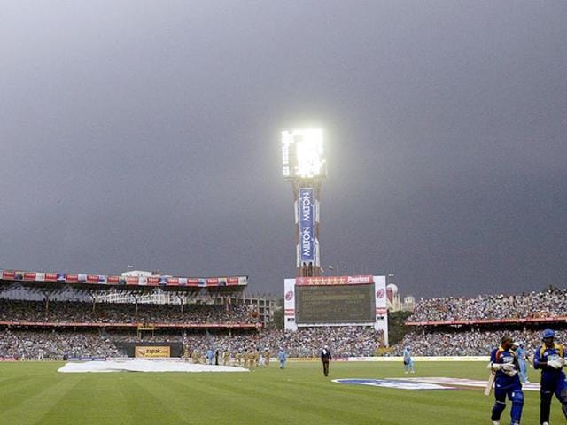 The Anti-Terrorist Front of India threatened to dig up the Eden Gardens pitch that will host an India-Pakistan match in the World Twenty20. (AFP File Photo) The Anti-Terrorist Front of India threatened to dig up the Eden Gardens pitch that will host an India-Pakistan match in the World Twenty20. (AFP File Photo)
