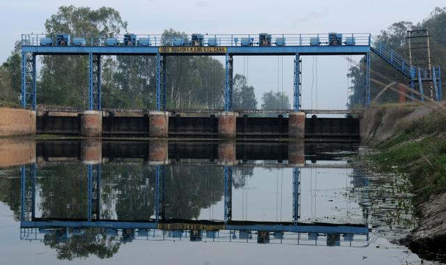 A view of the SYL canal at Kapuri village near Ghanour in Patiala district. (Bharat Bhushan) A view of the SYL canal at Kapuri village near Ghanour in Patiala district. (Bharat Bhushan)